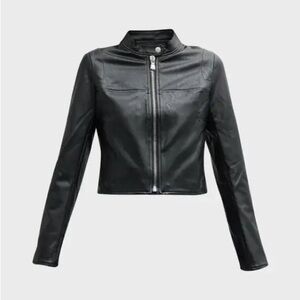 NWT - Spanx Leather Like Moto Jacket - Size XL & M